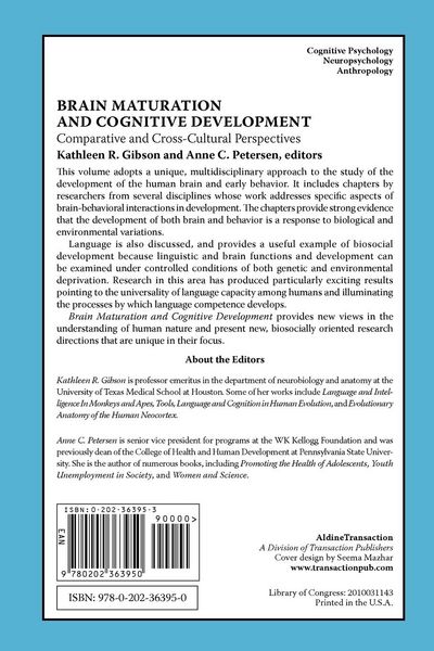 Produktbild: Brain Maturation and Cognitive Development
