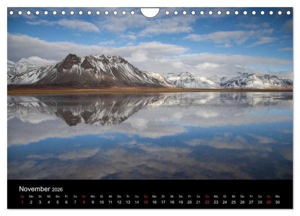 Produktbild: Island - Iceland - &Iacute;sland (Wandkalender 2026 DIN A4 quer), CALVENDO Monatskalender