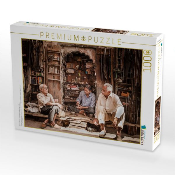 Produktbild: CALVENDO Puzzle Schirmflicker in Jodhpur, Rajasthan, Indien | 1000 Teile Lege-Gr&ouml;&szlig;e 64x48cm Foto-Puzzle f&uuml;r gl&uuml;ckliche Stunden