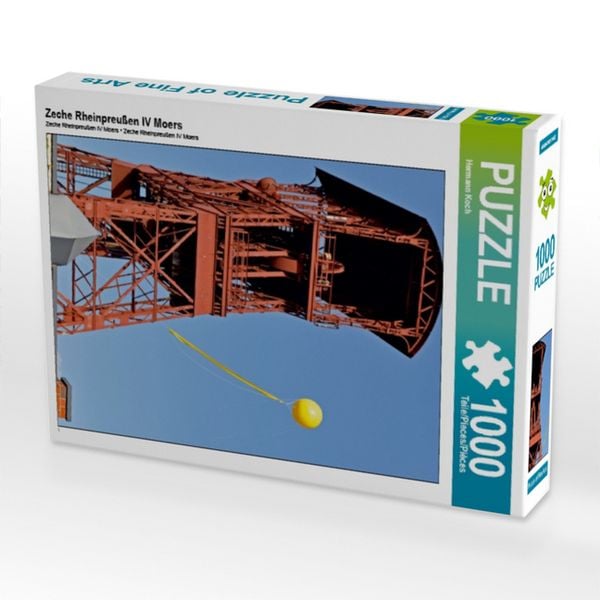 CALVENDO Puzzle Zeche Rheinpreußen IV Moers | 1000 Teile Lege-Größe 64x48cm Foto-Puzzle für glückliche Stunden