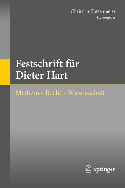 Produktbild: Festschrift f&uuml;r Dieter Hart