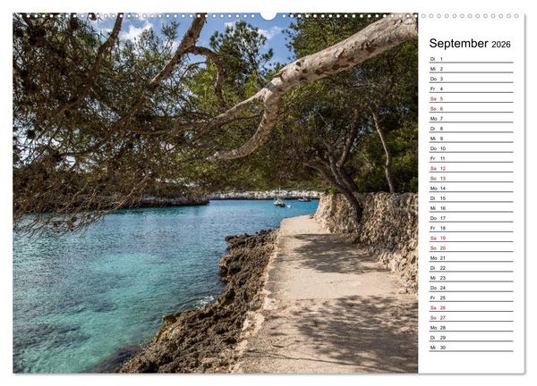 Produktbild: Mallorca - Str&auml;nde im S&uuml;dosten (Wandkalender 2026 DIN A2 quer), CALVENDO Monatskalender
