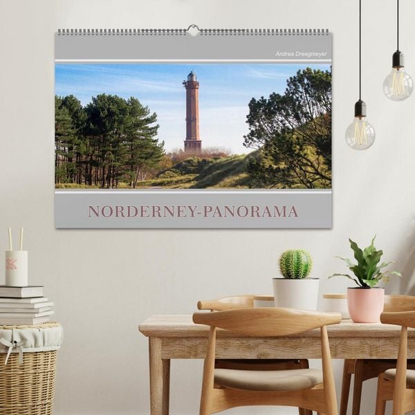 Produktbild: Norderney-Panorama (Wandkalender 2026 DIN A2 quer), CALVENDO Monatskalender