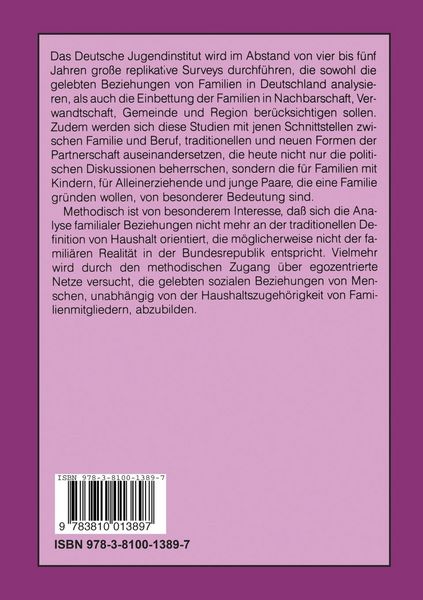 Produktbild: Das Individuum und seine Familie