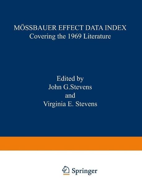 Produktbild: M&ouml;ssbauer Effect Data Index