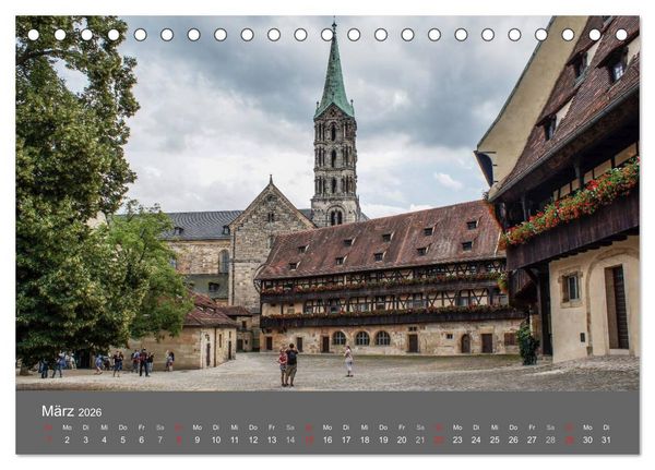 Produktbild: Fr&auml;nkische Schweiz wie gemalt (Tischkalender 2026 DIN A5 quer), CALVENDO Monatskalender