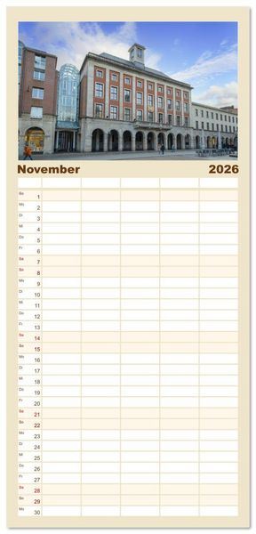Produktbild: Familienplaner 2026 - Neuss Impressionen mit 5 Spalten (Wandkalender, 21 x 45 cm) CALVENDO