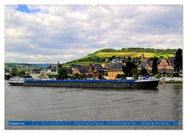 Produktbild: Der wundersch&ouml;nen Mosel entlang &ndash; Von Koblenz bis Trier (Wandkalender 2026 DIN A2 quer), CALVENDO Monatskalender