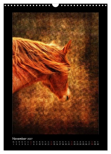 Produktbild: Art Horse 2027 (Wandkalender 2027 DIN A3 hoch), CALVENDO Monatskalender
