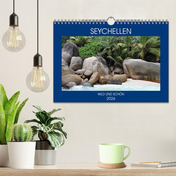 Produktbild: Seychellen - Wild und Sch&ouml;n (Wandkalender 2026 DIN A4 quer), CALVENDO Monatskalender