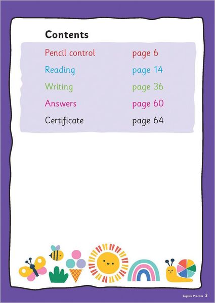 Produktbild: English Practice Book for Ages 4-5