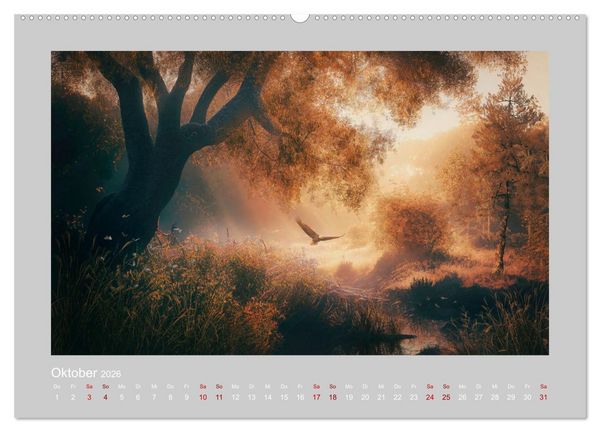 Produktbild: Wald der M&auml;rchen (hochwertiger Premium Wandkalender 2026 DIN A2 quer), Kunstdruck in Hochglanz