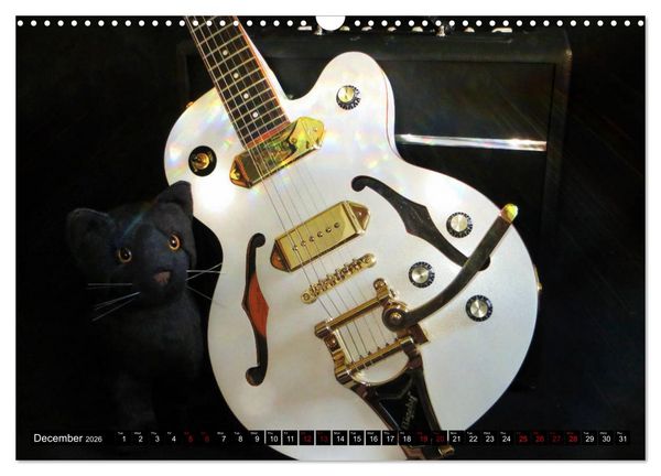 Produktbild: Guitars and Amps - Let's Rock (Wall Calendar 2026 DIN A3 landscape), CALVENDO 12 Month Wall Calendar