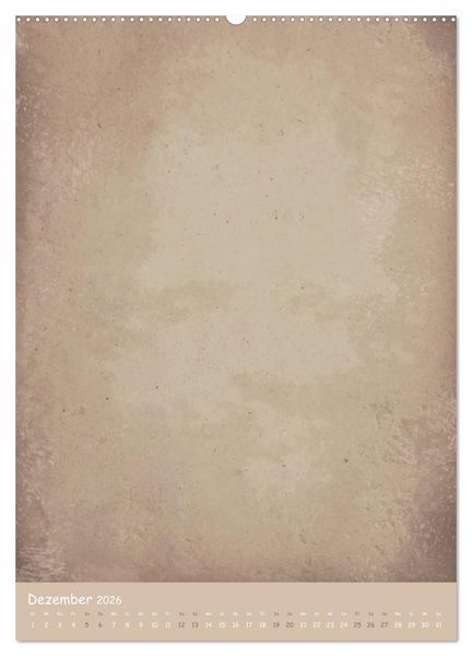 Produktbild: Vintage DIY Bastel-Kalender -Hochformat- (hochwertiger Premium Wandkalender 2026 DIN A2 hoch), Kunstdruck in Hochglanz