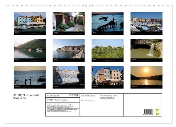 Produktbild: ISTRIEN - Die Perle Kroatiens (Wandkalender 2026 DIN A2 quer), CALVENDO Monatskalender