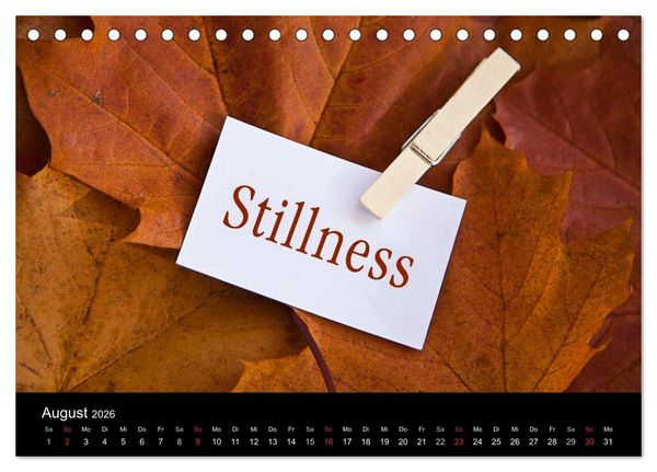 Produktbild: SPIRIT OF ZEN Meditation (Tischkalender 2026 DIN A5 quer), CALVENDO Monatskalender