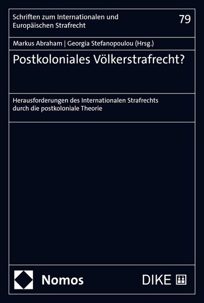 Produktbild: Postkoloniales V&ouml;lkerstrafrecht?