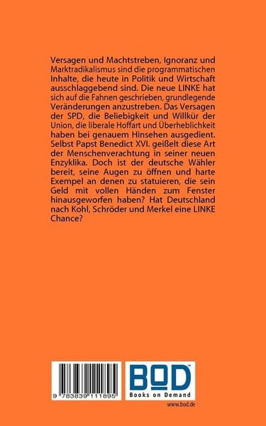 Produktbild: Die LINKE Chance Deutschlands