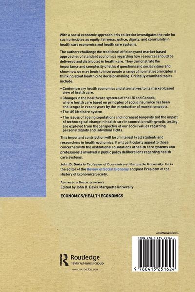 Produktbild: The Social Economics of Health Care