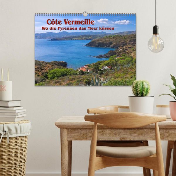 Produktbild: Cote Vermeille - Wo die Pyren&auml;en das Meer k&uuml;ssen (Wandkalender 2026 DIN A3 quer), CALVENDO Monatskalender