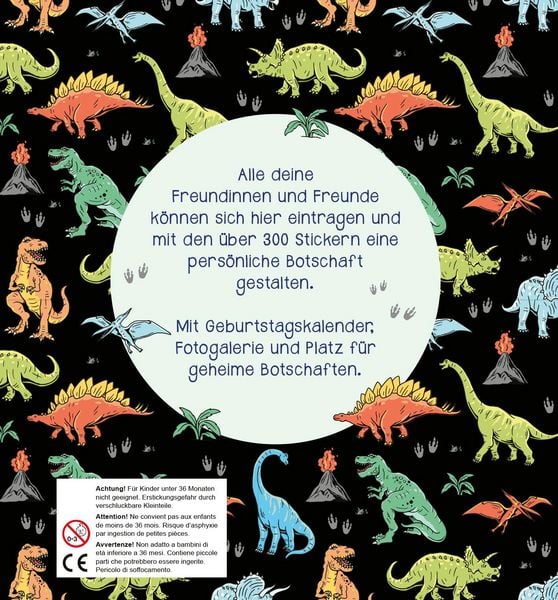 Produktbild: Alle meine Freunde &ndash; Dino | Mit &uuml;ber 300 Stickern