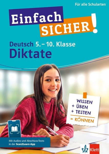 Produktbild: Klett Einfach sicher! Deutsch Diktate 5.-10. Klasse