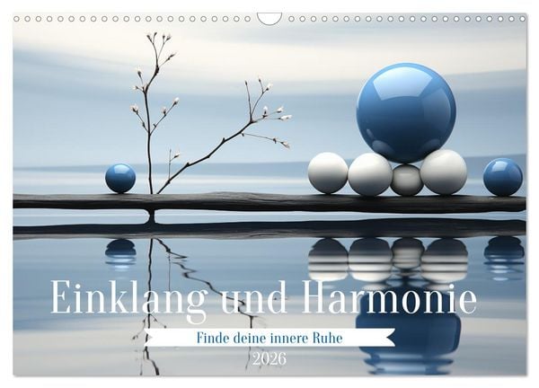 Produktbild: Einklang und Harmonie (Wandkalender 2026 DIN A3 quer), CALVENDO Monatskalender