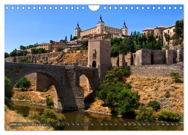 Produktbild: Escapade de Madrid (Calendrier mural 2026 DIN A4 vertical), CALVENDO calendrier mensuel