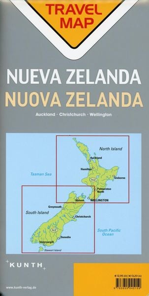 Produktbild: Reisekarte Neuseeland 1:800.000
