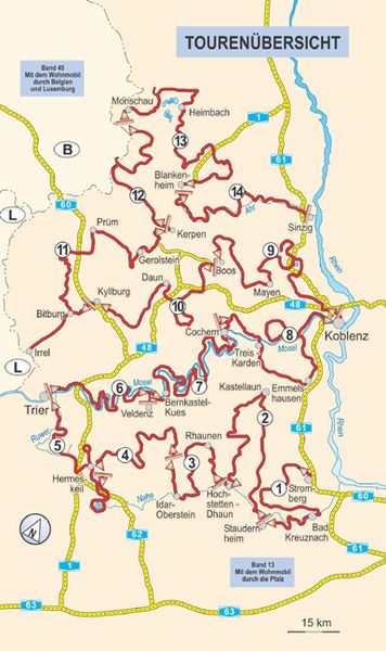 Produktbild: Mit dem Wohnmobil durch den Hunsr&uuml;ck entlang der Mosel in die Eifel