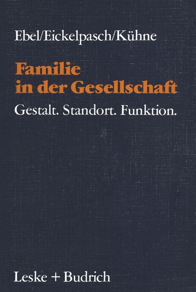 Produktbild: Familie in der Gesellschaft