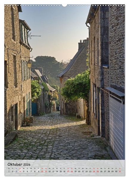 Produktbild: Dinan, die mittelalterliche Perle in der Bretagne (Wandkalender 2026 DIN A2 hoch), CALVENDO Monatskalender