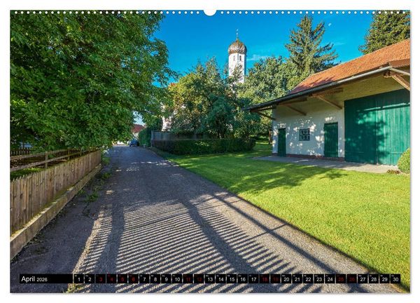 Produktbild: Bayerische Landschaften - Ein Streifzug durch das Dachauer Land (hochwertiger Premium Wandkalender 2026 DIN A2 quer), Kunstdruck in Hochglanz