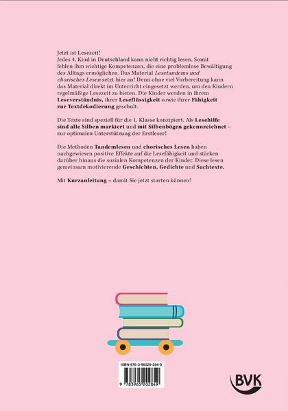 Produktbild: Lesetandems und chorisches Lesen &ndash; 1. Klasse