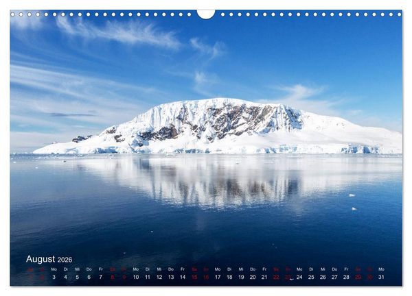 Produktbild: Antarktis, die eisige Heimat der Pinguine (Wandkalender 2026 DIN A3 quer), CALVENDO Monatskalender