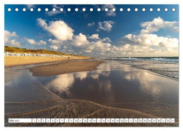 Produktbild: Meerblick - die Nordsee (Tischkalender 2027 DIN A5 quer), CALVENDO Monatskalender