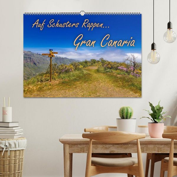Produktbild: Auf Schusters Rappen... Gran Canaria (Wandkalender 2026 DIN A2 quer), CALVENDO Monatskalender