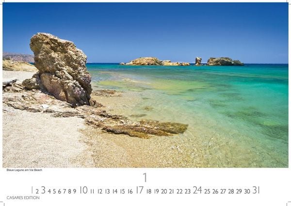 Produktbild: Kreta Kalender 2027 &ndash; Wandkalender | Fotokalender Griechenland 24x35cm &ndash; . mit 12 atemberaubenden Fotos von Kreta.