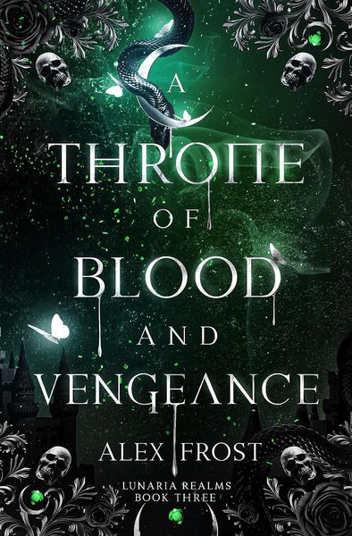 Produktbild: A Throne of Blood & Vengeance (Lunaria Realms, #3)