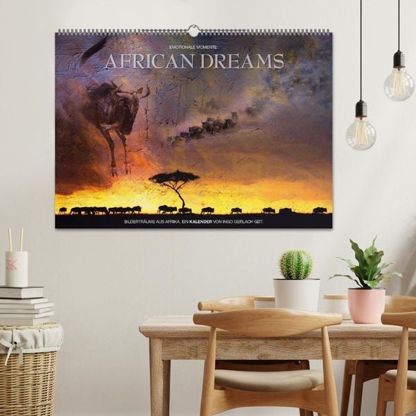 Produktbild: Emotionale Momente: African Dreams (Wandkalender 2026 DIN A2 quer), CALVENDO Monatskalender