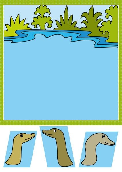 Produktbild: Lass uns basteln &ndash; Ausschneiden und kleben ab 3 Jahre &ndash; Dinosaurier
