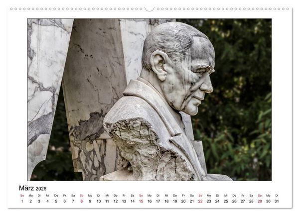 Produktbild: Komponisten-Denkm&auml;ler in Wien (Wandkalender 2026 DIN A2 quer), CALVENDO Monatskalender