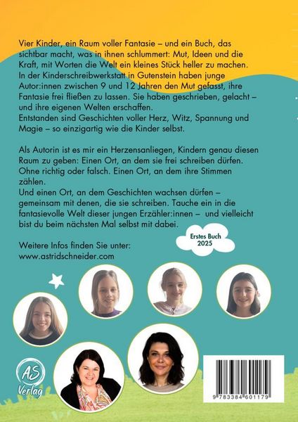 Produktbild: Mit Herz, Stift und Fantasie: Das 1. Buch der Kinderschreibwerkstatt Gutenstein.