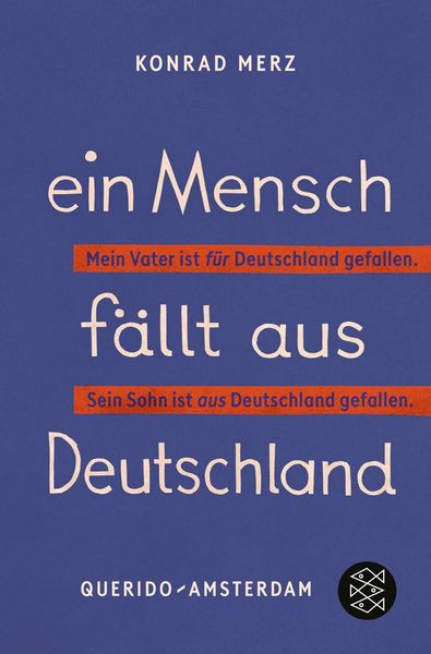 Produktbild: Ein Mensch f&auml;llt aus Deutschland
