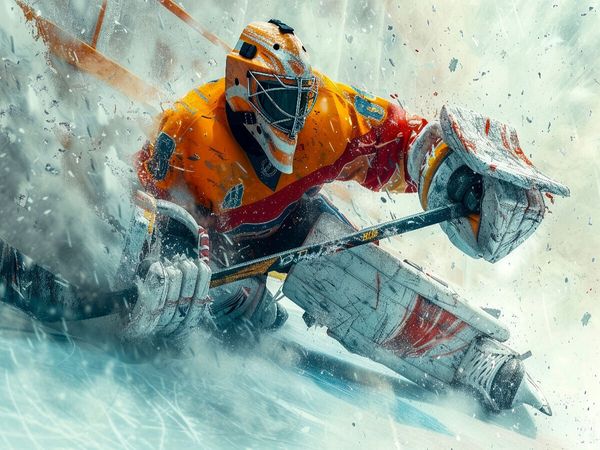 Produktbild: CALVENDO Puzzle Eishockey, Einsatz f&uuml;r den Sieg | 1000 Teile Lege-Gr&ouml;&szlig;e 64x48cm Foto-Puzzle f&uuml;r gl&uuml;ckliche Stunden
