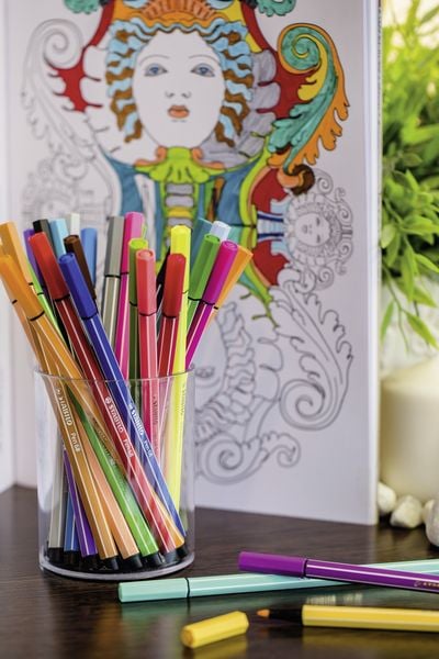 Produktbild: STABILO Premium-Filzstift -   Pen 68 - 30er Pack - mit verschiedenen Farben inklusive 6 Neonfarben