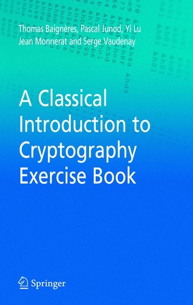 Produktbild: A Classical Introduction to Cryptography Exercise Book
