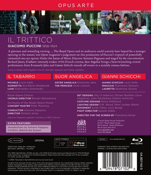 Produktbild: Giacomo Puccini - Il Trittico