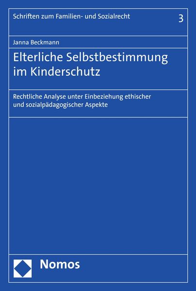 Produktbild: Elterliche Selbstbestimmung im Kinderschutz