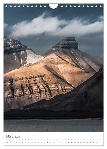 Produktbild: Die Arktis - Naturfotografien aus Spitzbergen (Wandkalender 2026 DIN A4 hoch), CALVENDO Monatskalender